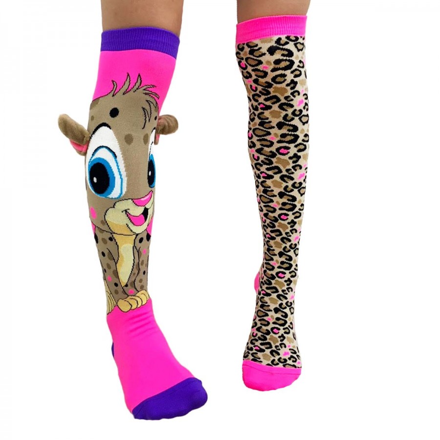 Madmia Socks Cheeky Cheetah With Ears