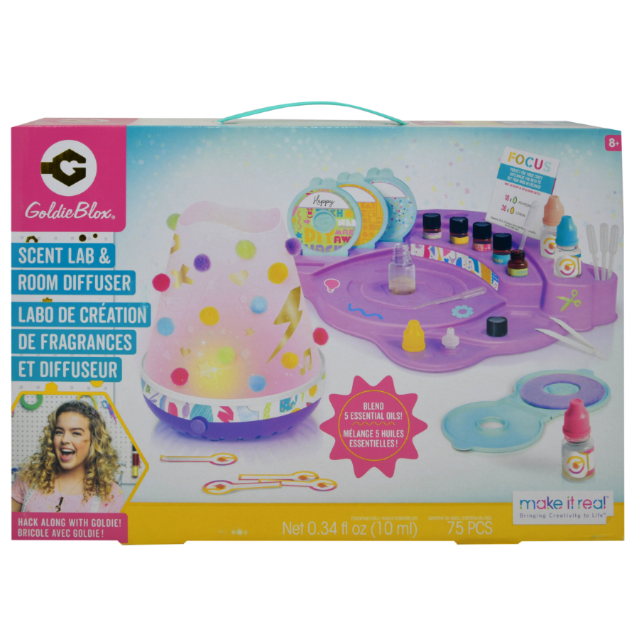 Make It Real Goldie Blox Make Your Own Scent Lab & Room Diffuser