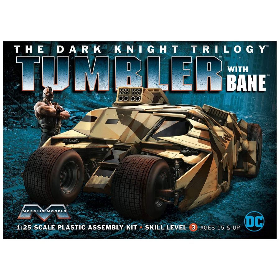 Moebius Model Kit 1:25 Dark Knight Armored Tumbler With Bane