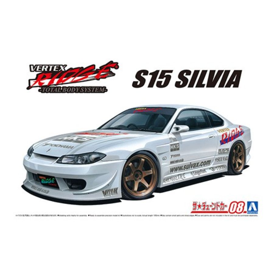Aoshima Model Kit 1:24 Vertex S15 Nissan Silvia 99