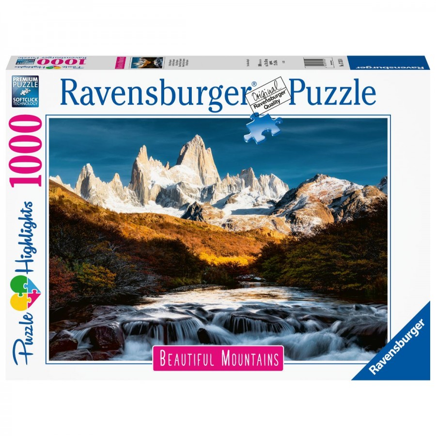 Ravensburger Puzzle 1000 Piece Mount Fitz Roy Patagonia