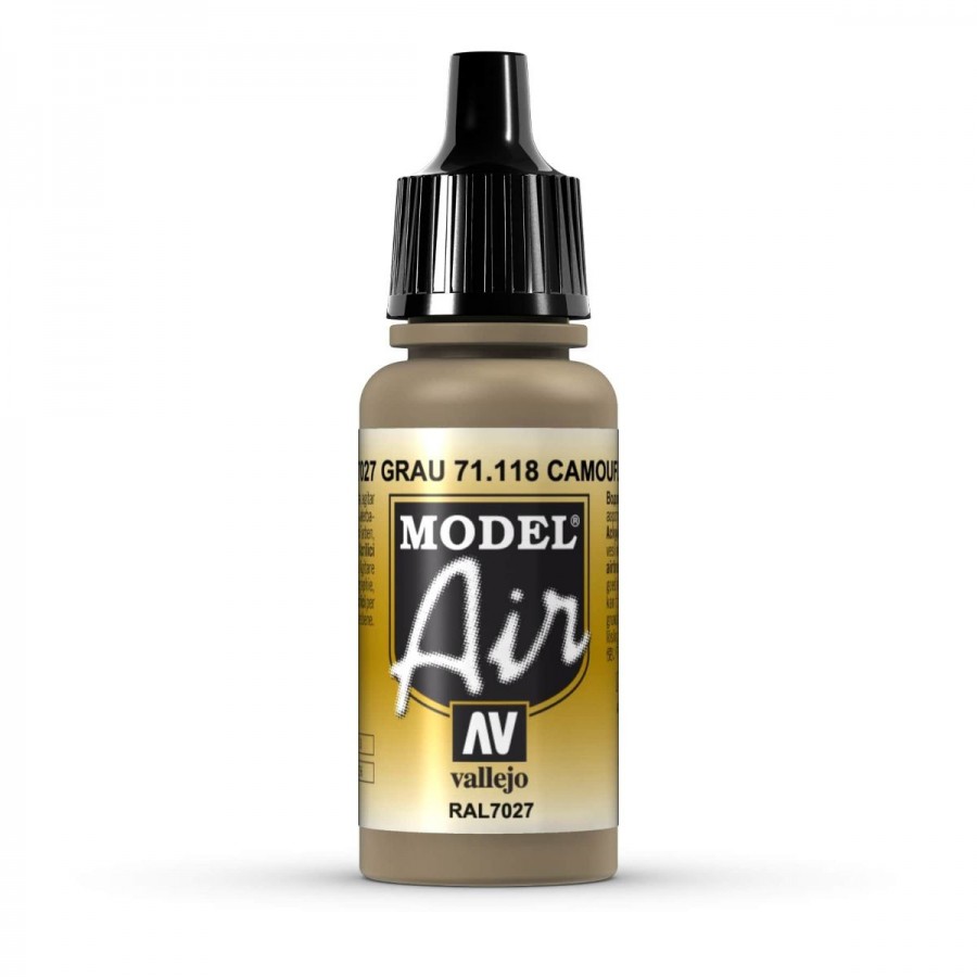 Vallejo Acrylic Paint Model Air Camouflage Grey 17ml