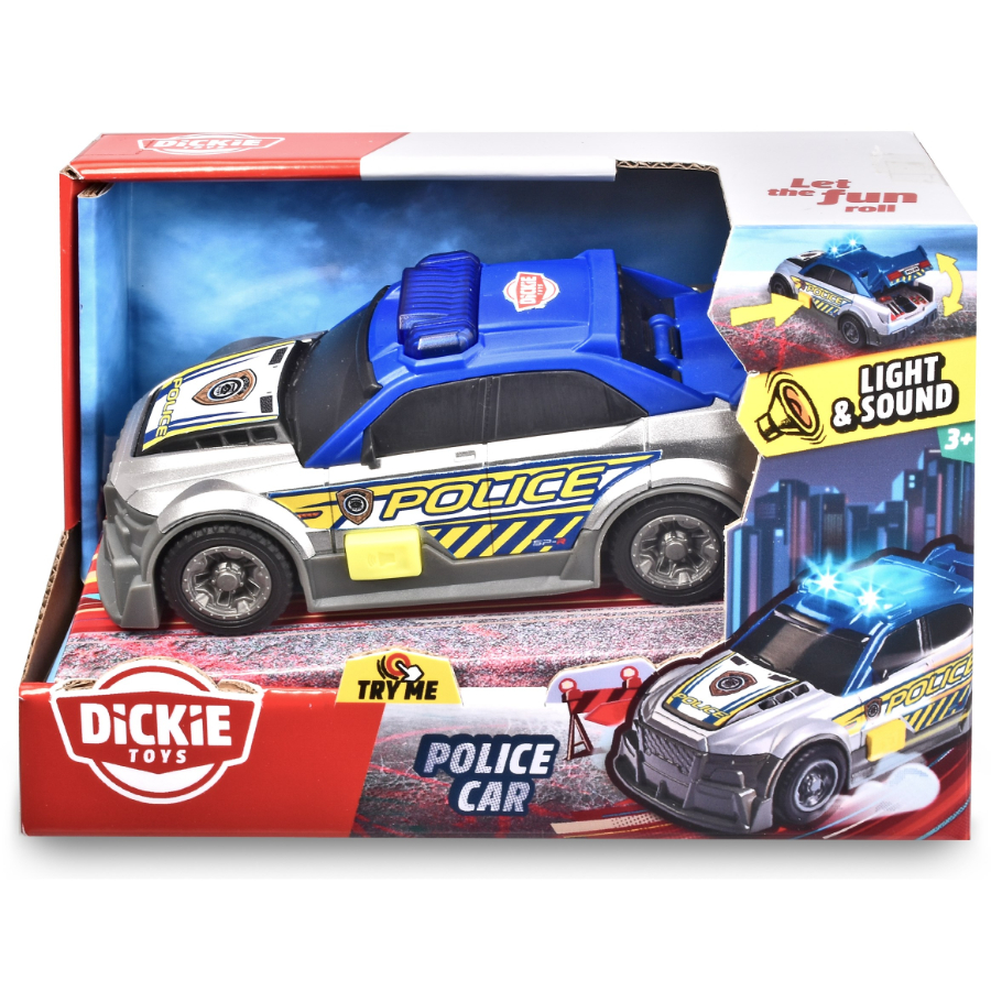 Dickie Toys Police Car With Lights & Sounds 15cm