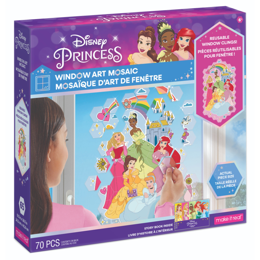 Disney Princess Window Art Mosaic 70 Piece Pack