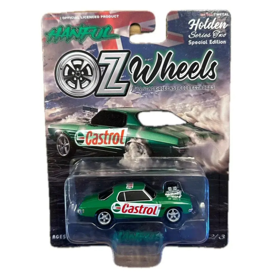 Oz Wheels Diecast 1:64 Castrol Hanful Monaro