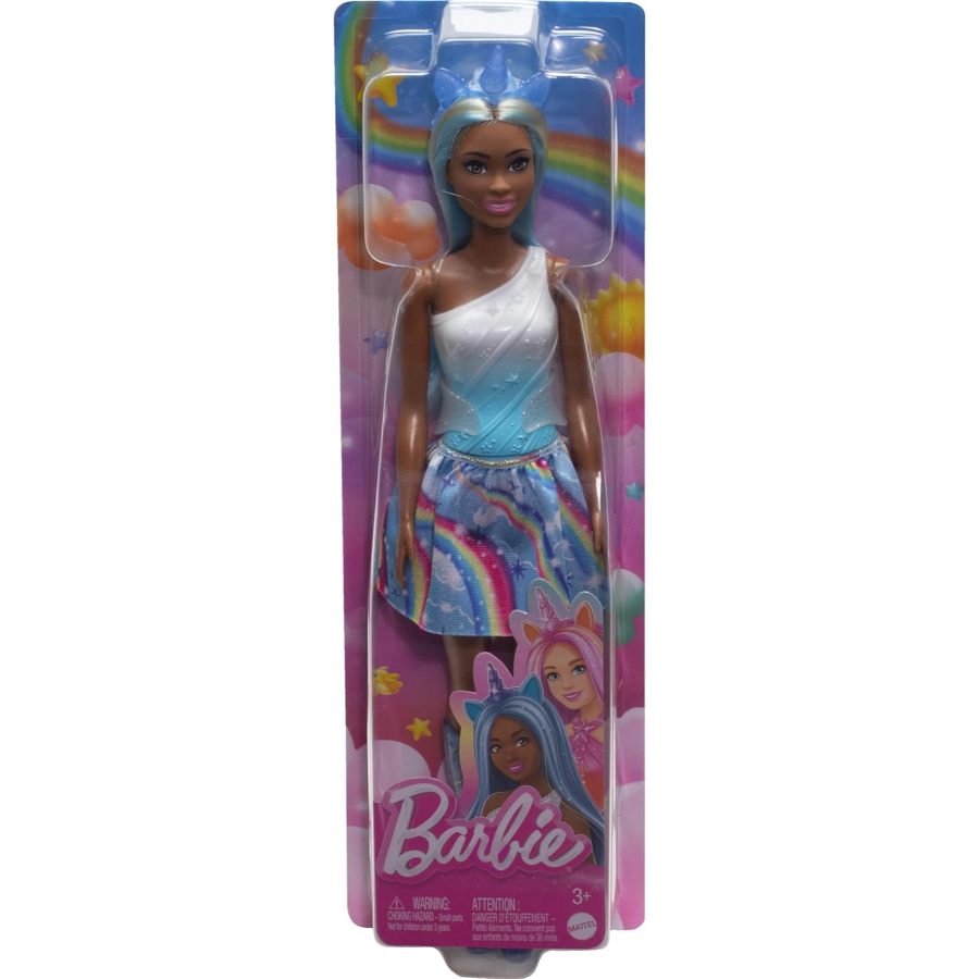 Barbie Unicorn Doll With Blue Hair