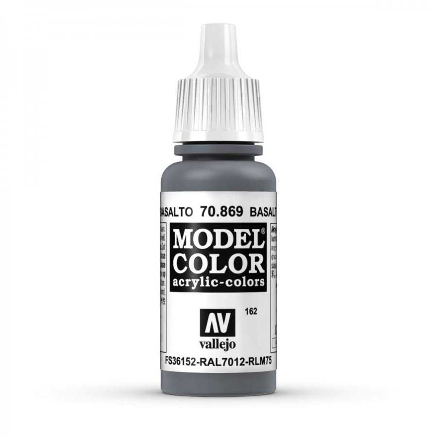 Vallejo Acrylic Paint Model Colour Basalt Grey 17ml