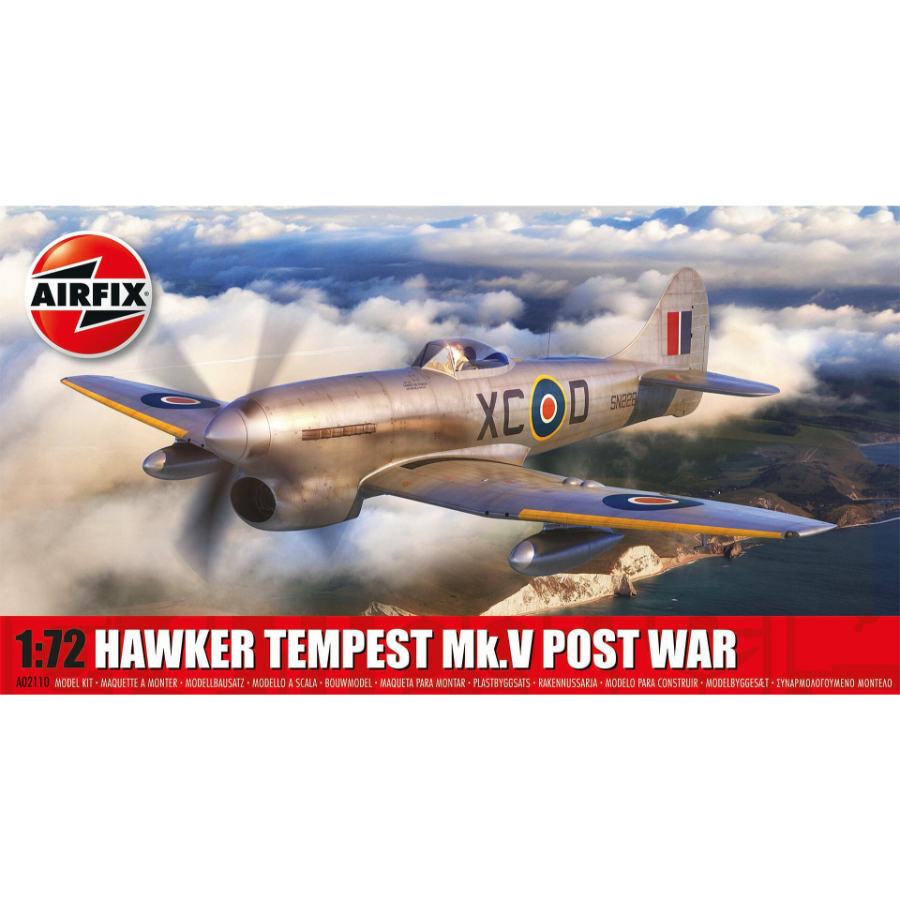 Airfix Model Kit 1:72 Hawker Tempest Mk V Post War