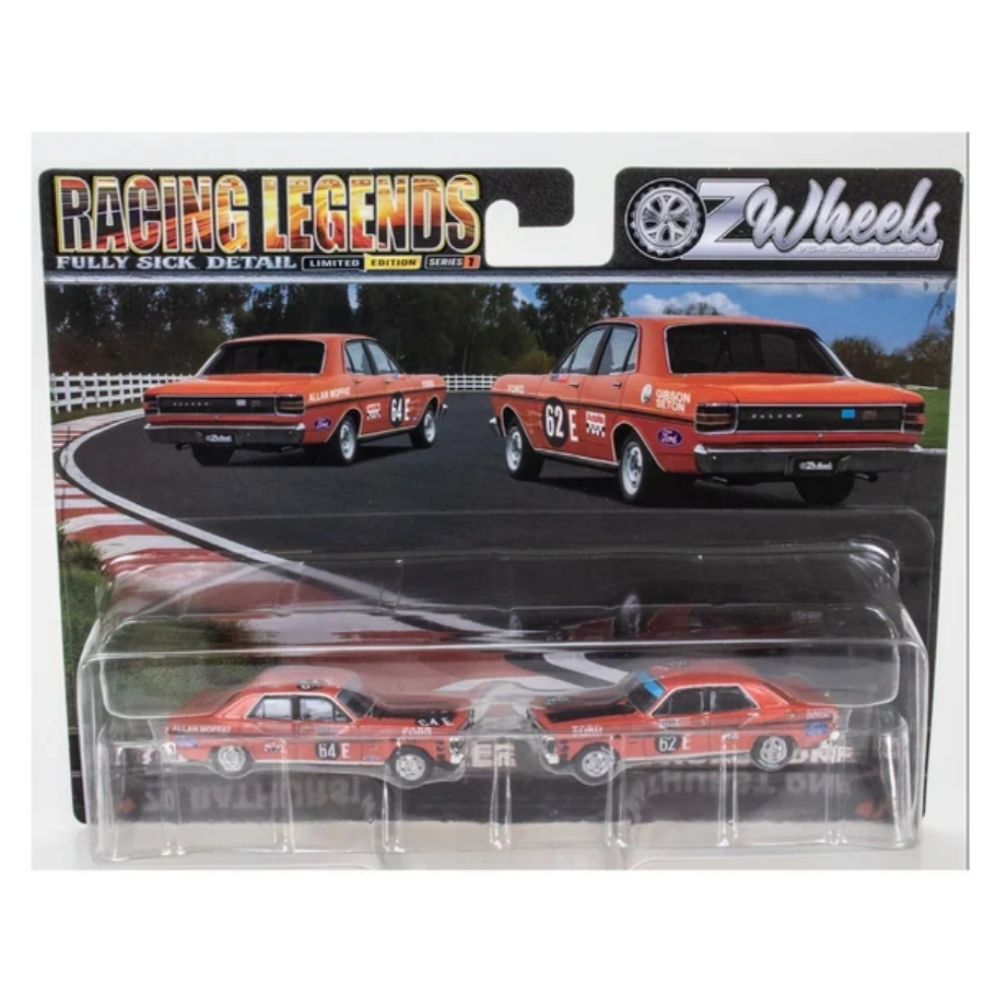 Oz Wheels Diecast 1:64 FSD Racing Legends Hauling Kids & Ripping Skids Twin Set Assorted