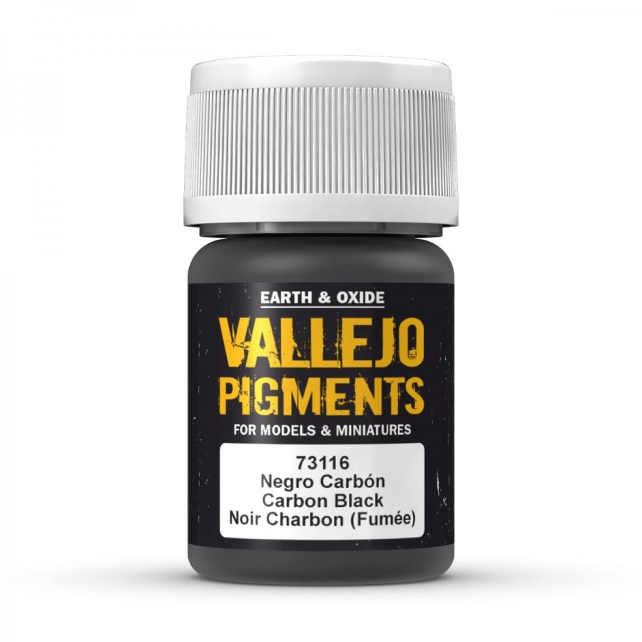 Vallejo Pigments Carbon Black 30mL