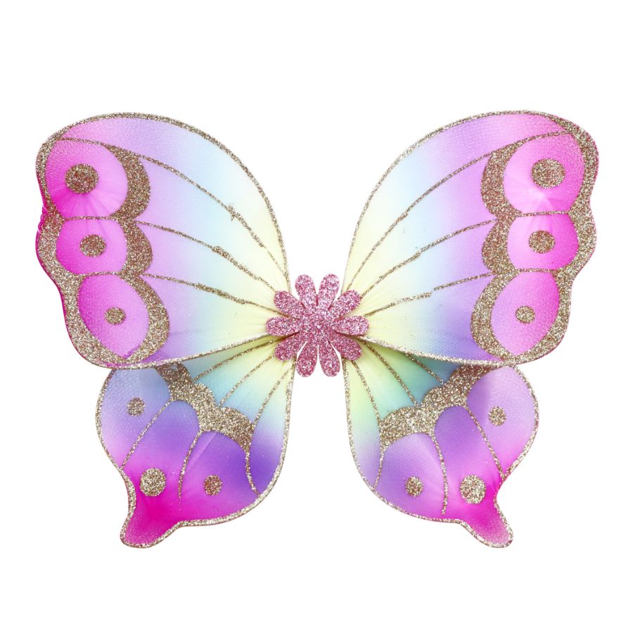 Wings Glittering Rainbow Butterfly