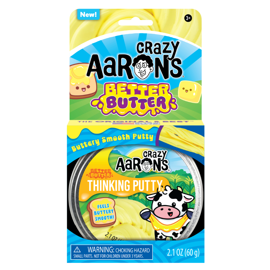 Crazy Aarons Thinking Putty 10cm Tin Trendsetters Better Butter