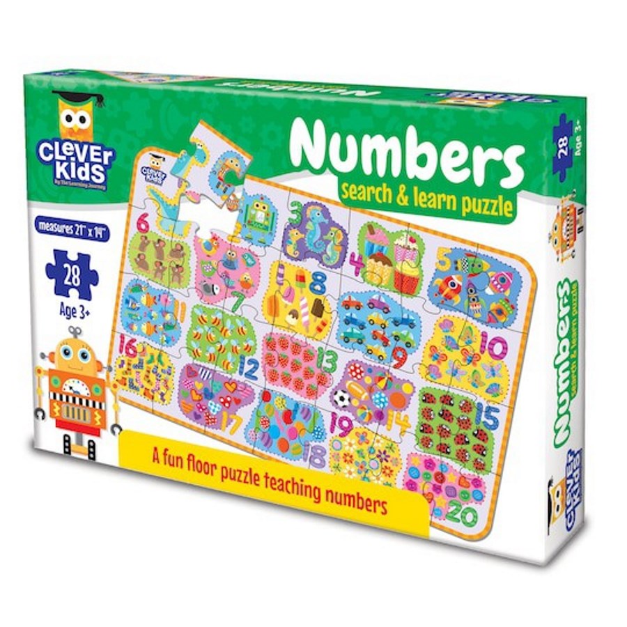 Clever Kids 28 Piece Floor Puzzle Numbers