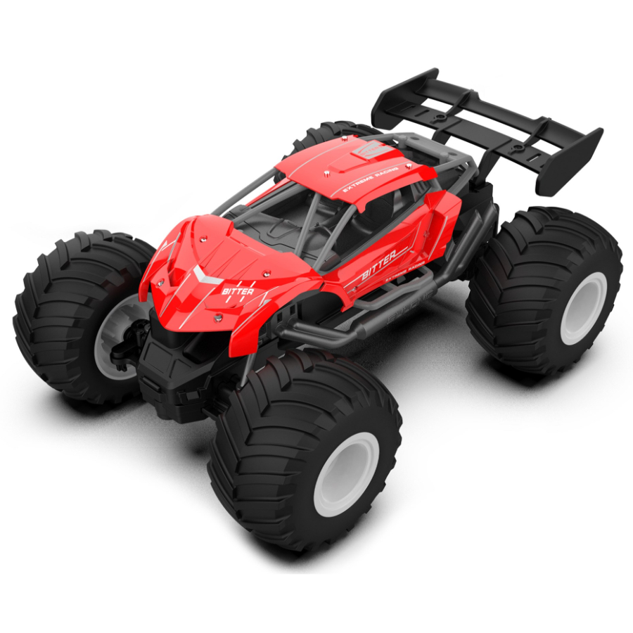 Rusco Racing Radio Control 1:16 Red Fire Ripper Off Road Truck Batteries Included