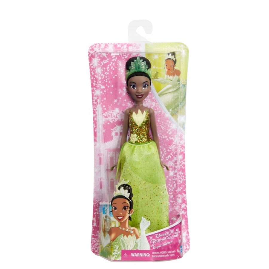 Disney Princess Royal Shimmer Tiana Doll Gold Top