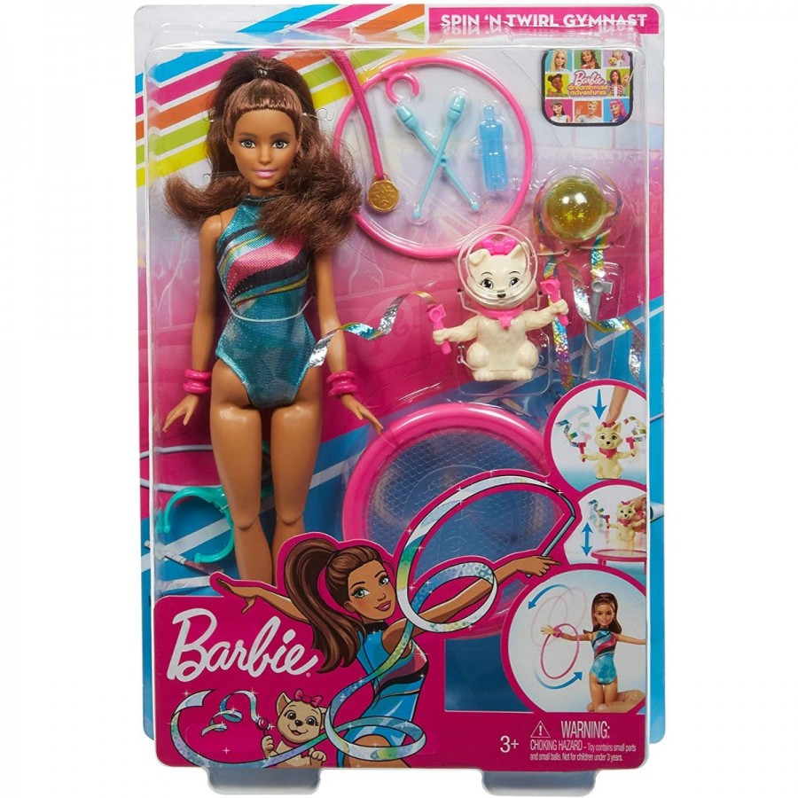 Barbie Spin N Twirl Teresa Gymnastics Doll