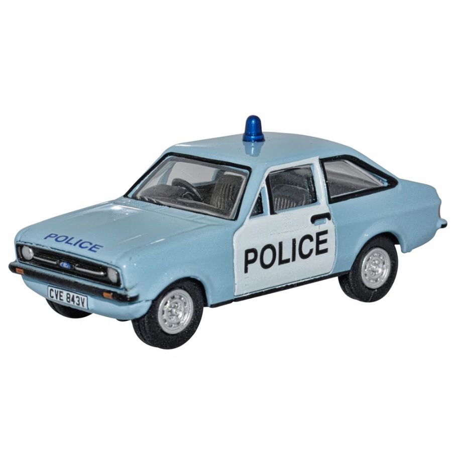 Oxford Diecast 1:76 Police Ford Escort Mk2