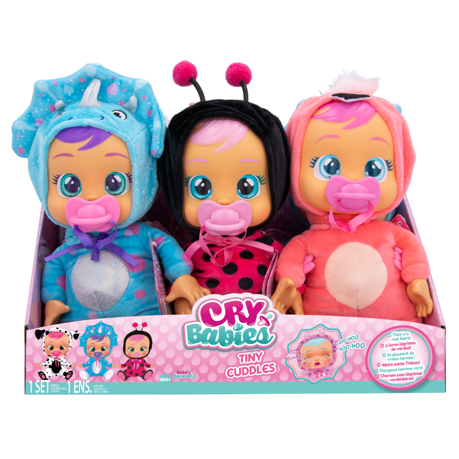 Cry Babies Crying Baby Doll Tiny Cuddles Assorted