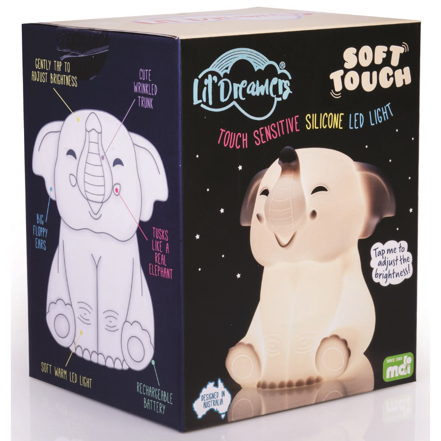 Lil Dreamers Soft Touch LED Lamp Elephant