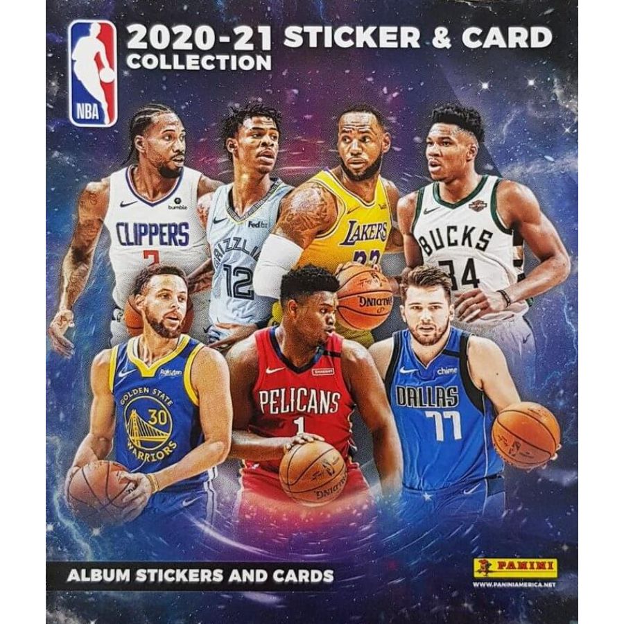 Panini NBA 2020-21 Stickers & Card Collection Pack