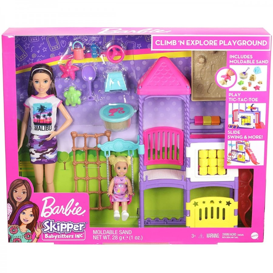 Barbie Babysitter Playground Playset