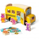 Melissa & Doug Blues Clues Wooden School Bus & Figures