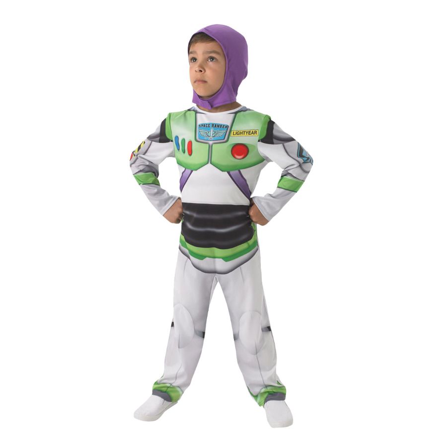 Toy Story Buzz Lightyear Kids Dress Up Costume Size 3-5