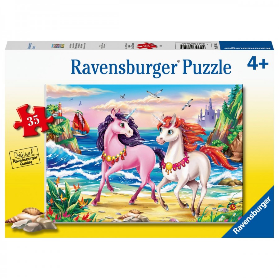 Ravensburger Puzzle 35 Piece Beach Unicorns
