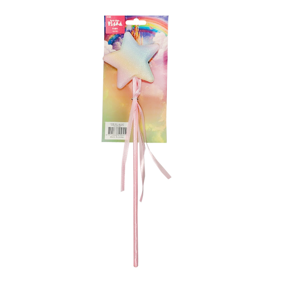 Fairy Wand Puffy Rainbow Pastel