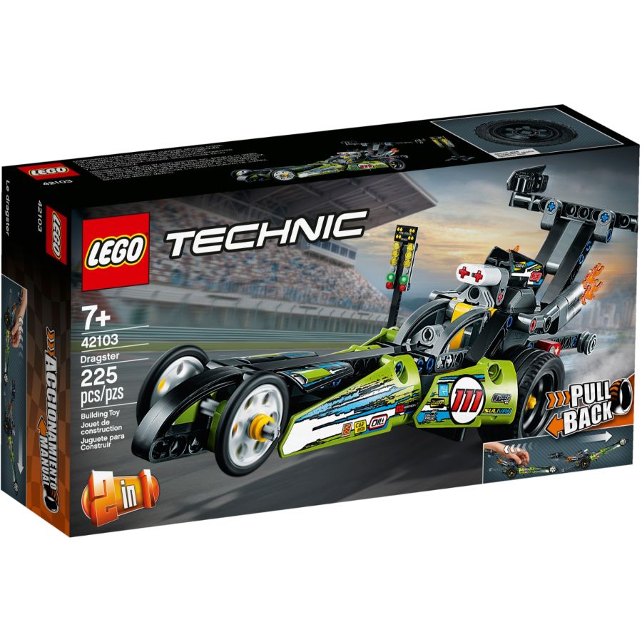 LEGO Technic Dragster Pull Back