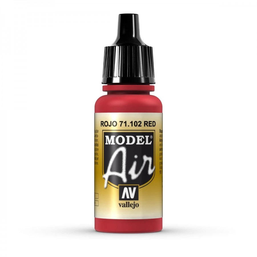 Vallejo Acrylic Paint Model Air Red 17ml