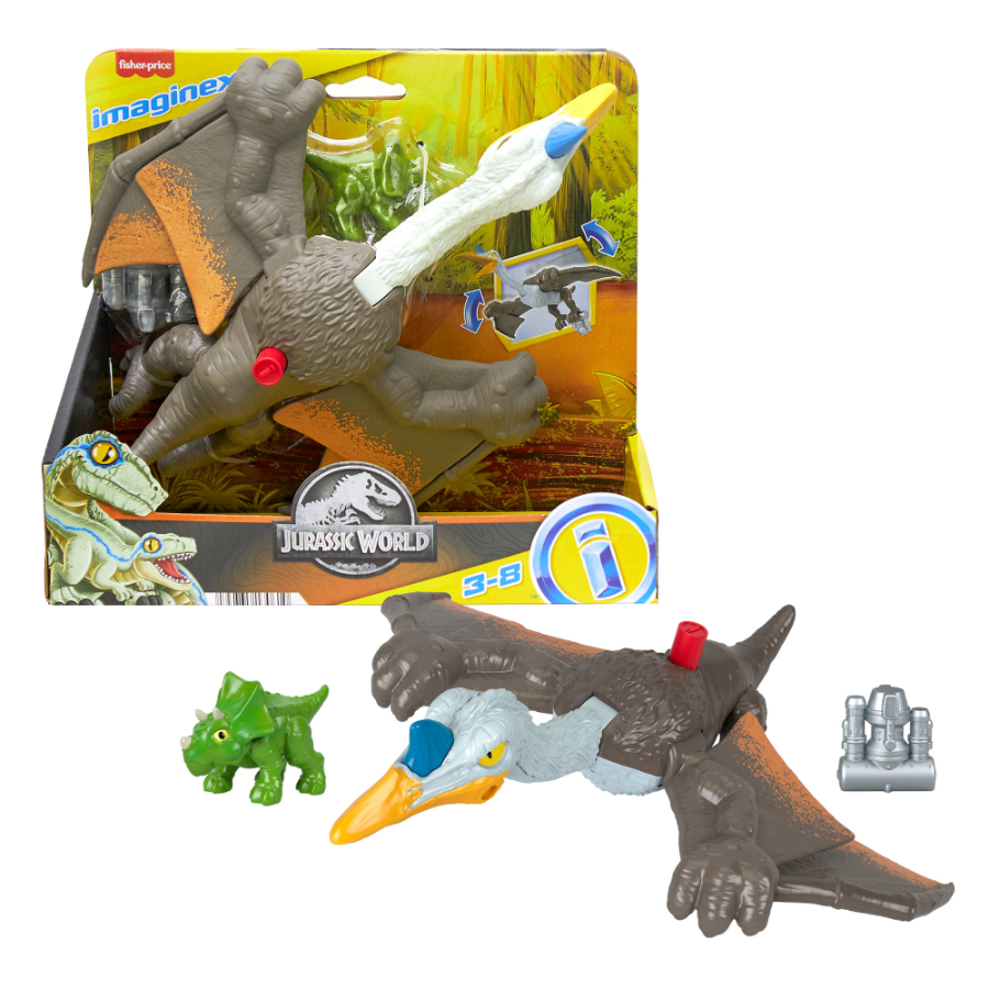 Imaginext Jurassic World Soaring Quetzal & Accessories