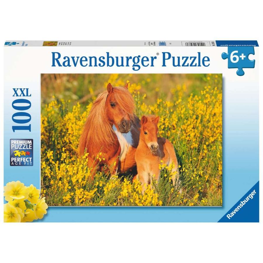 Ravensburger Puzzle 100 Piece Shetland Ponies