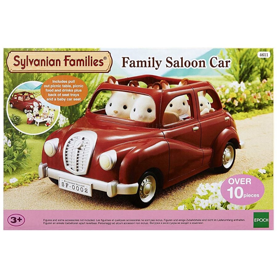 Sylvanian Families Family Saloon Car Red