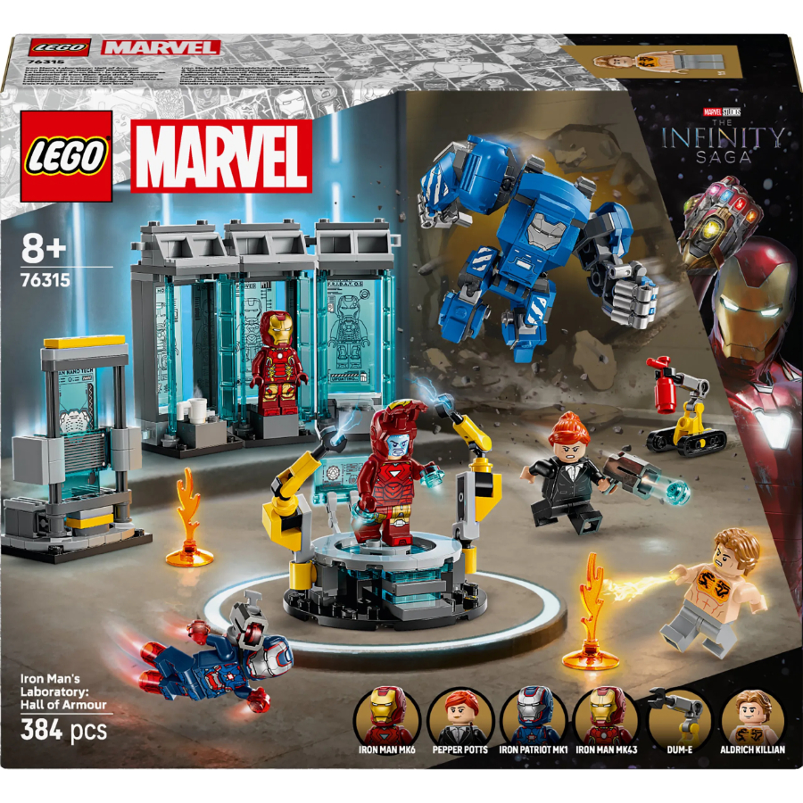 LEGO Super Heroes Marvel Iron Mans Laboratory Hall Of Armour