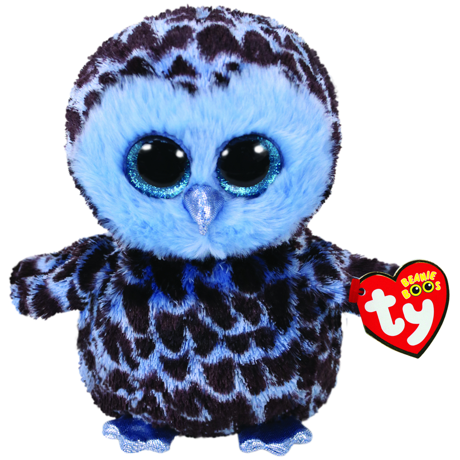 Beanie Boos Medium Plush Yago Blue Owl
