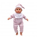 Dolls World Baby Babble Doll With Real Baby Sounds 38cm