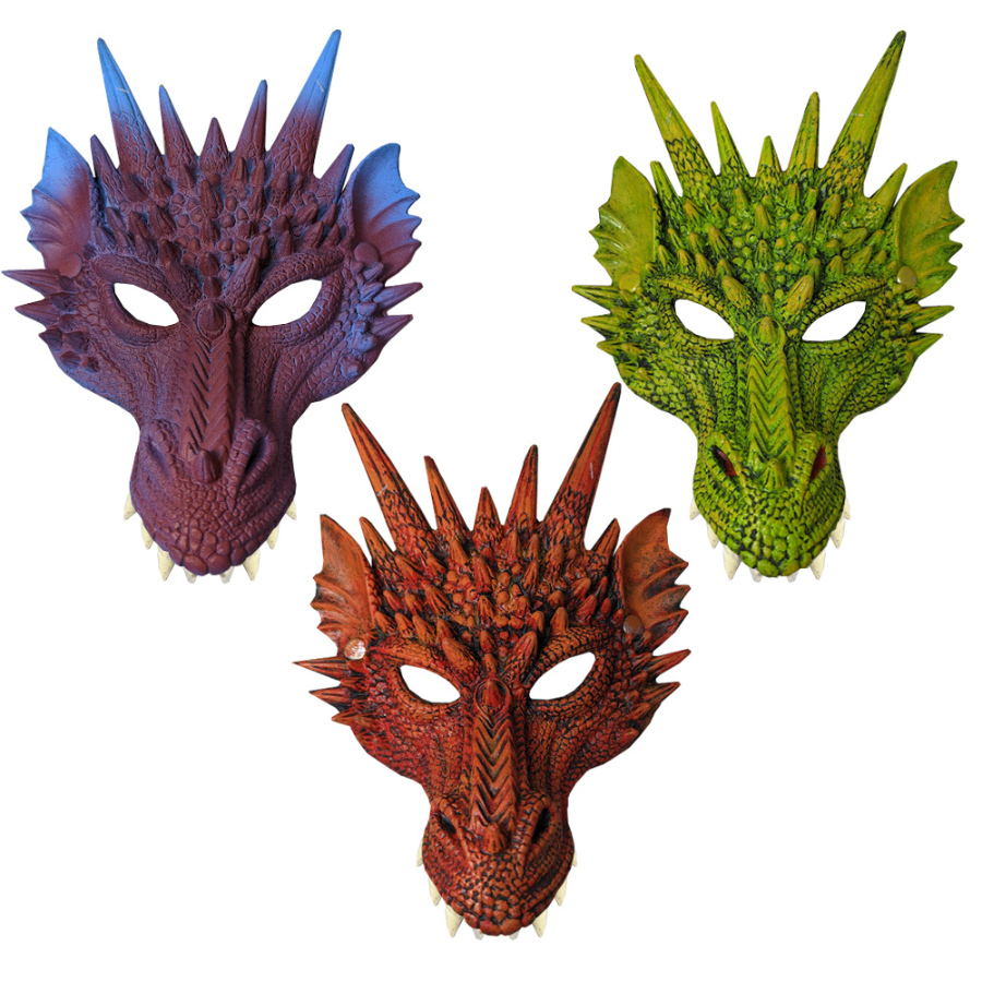 Dragon Mask Assorted Colours