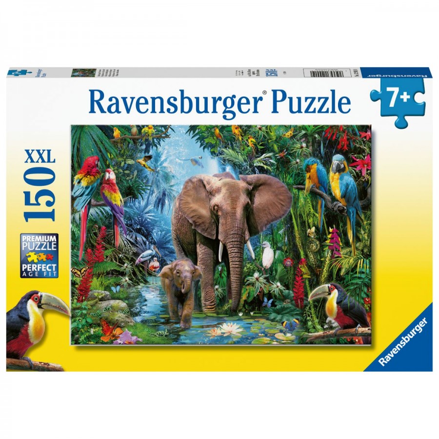 Ravensburger Puzzle 150 Piece Elephants At The Oasis
