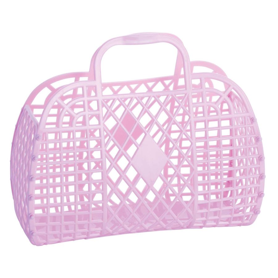 Sun Jellies Retro Jelly Bag Basket Regular Lilac