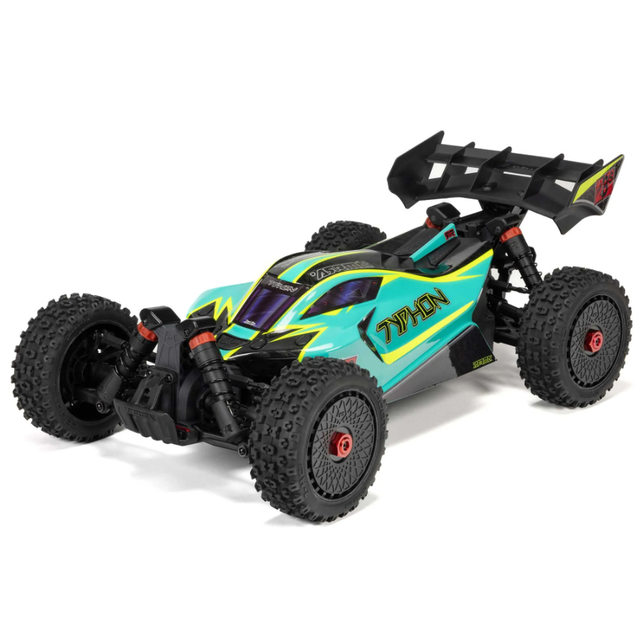 Arrma Radio Control 1:8 Typhon V4 4X4 223S BLX Brushless Buggy RTR Green