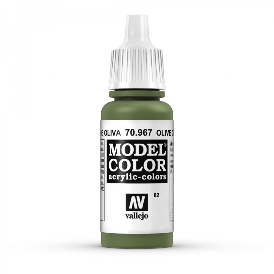 Vallejo Acrylic Paint Model Colour Olive Green 17-18ml