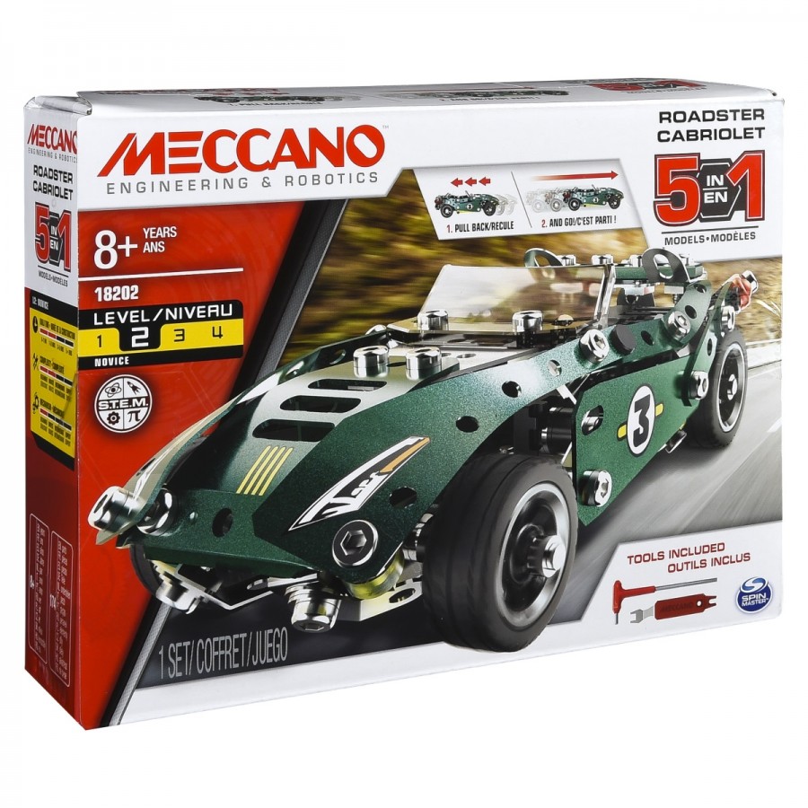 Meccano 5 Model Pull Back Car