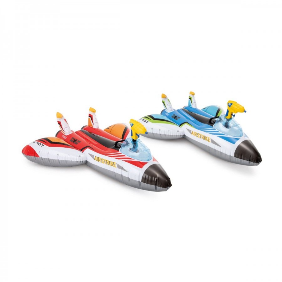 Intex Inflatable Plane Pool Ride On With Water Pistol Assorted