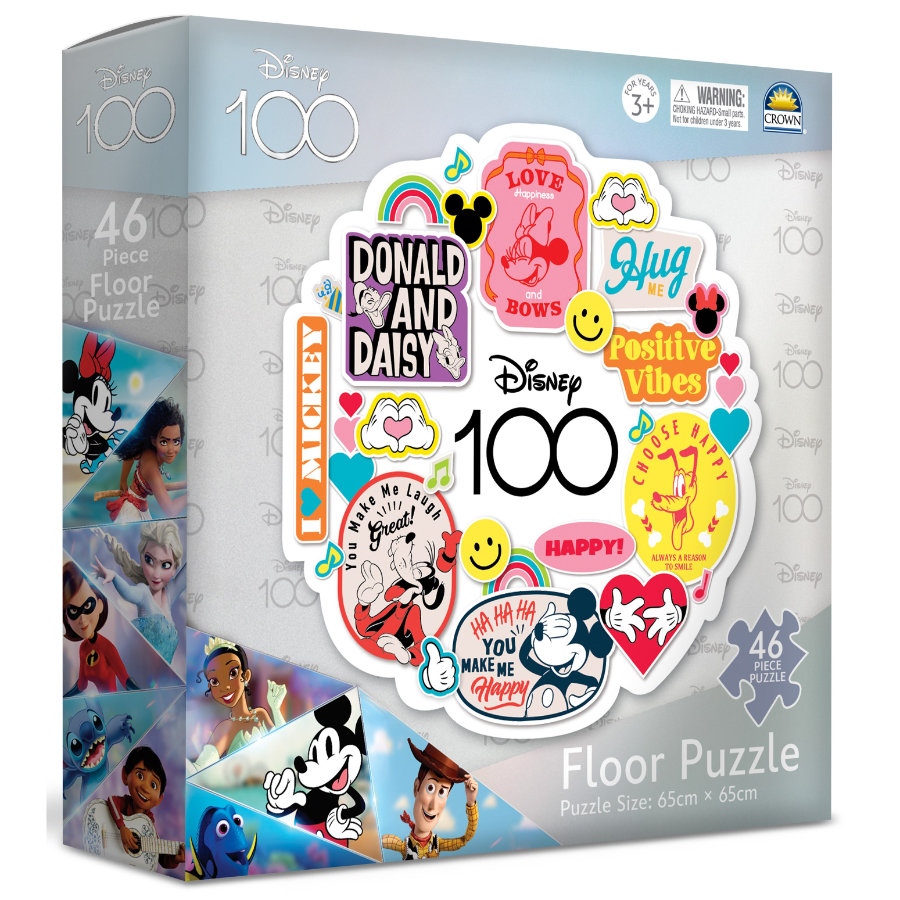 Disney 100 Years 46 Piece Floor Puzzle