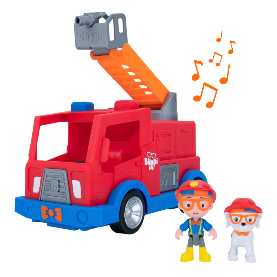 Blippi Fire Truck With Figure & Accessories