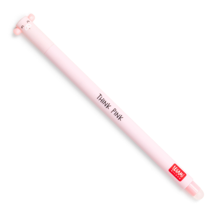 Legami Erasable Gel Pen Piggy Pink Ink