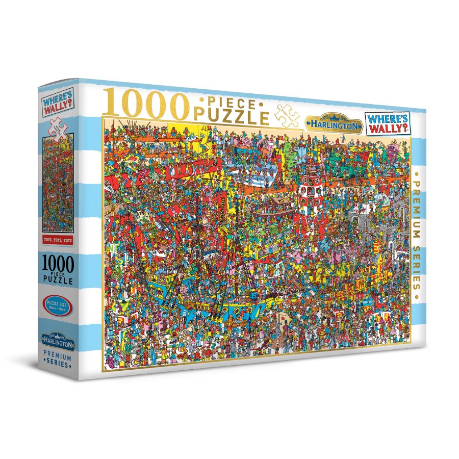 Harlington 1000 Piece Puzzle Wheres Wally Toys Toys Toys