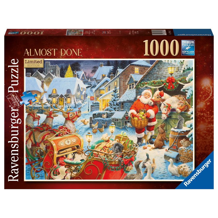Ravensburger Puzzle 1000 Piece Christmas Almost Done