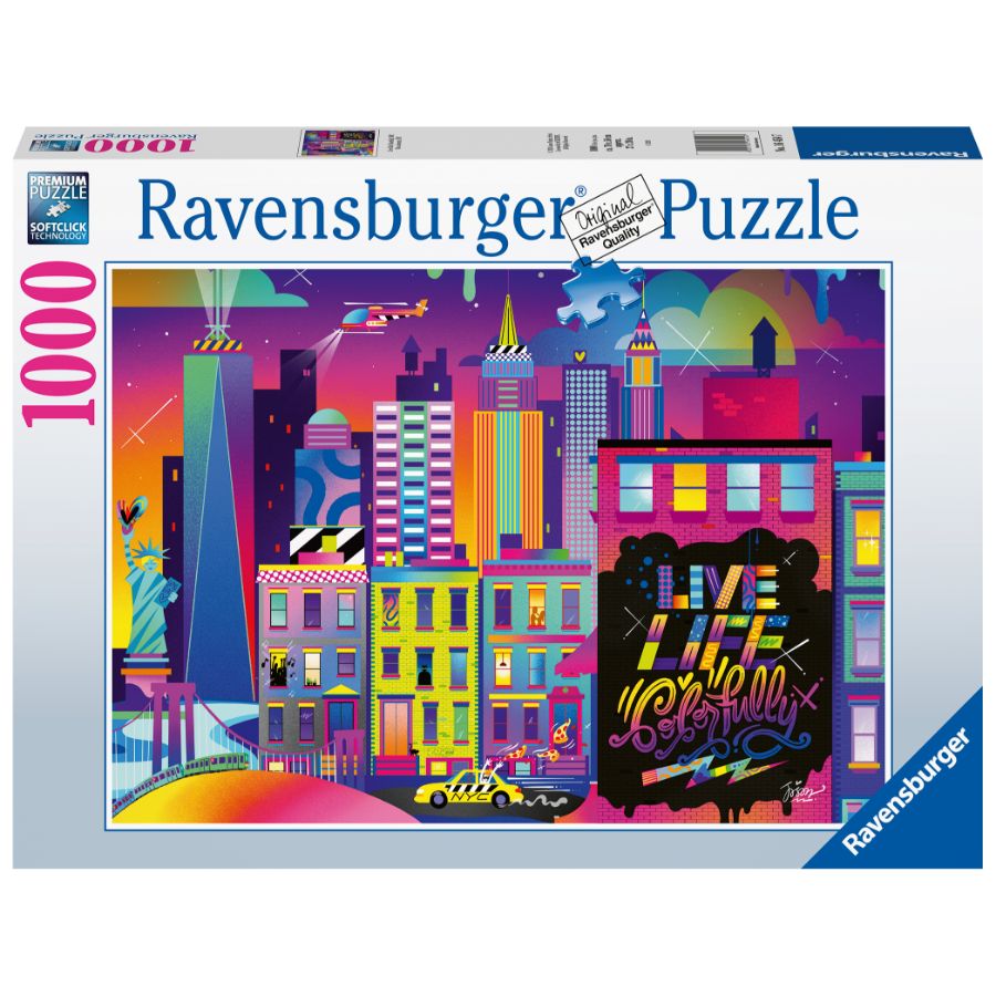 Ravensburger Puzzle 1000 Piece Live Life Colourfully